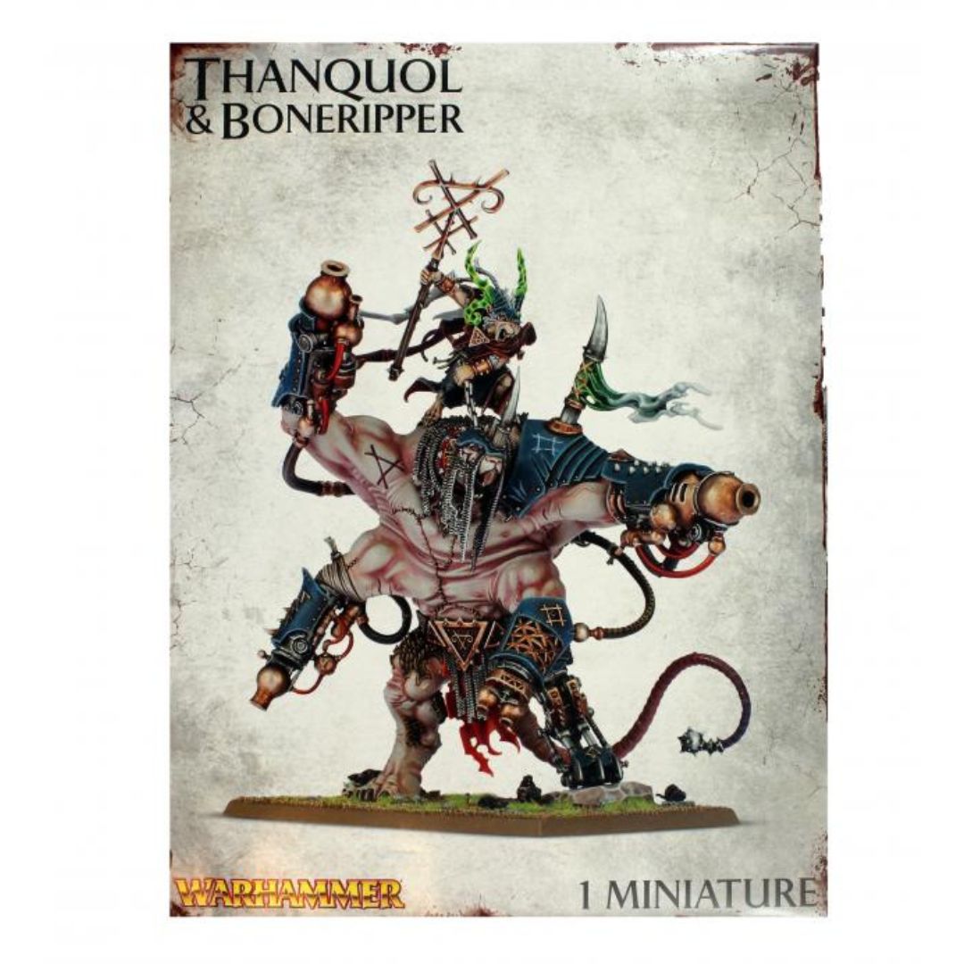 Figurine AoS Skaven Thanquol Et Boneripper Figurine AoS Skaven Thanquol Et Boneripper